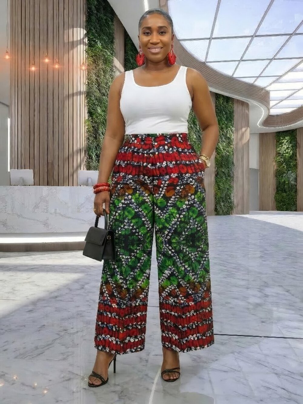 Miwa African Print Pant